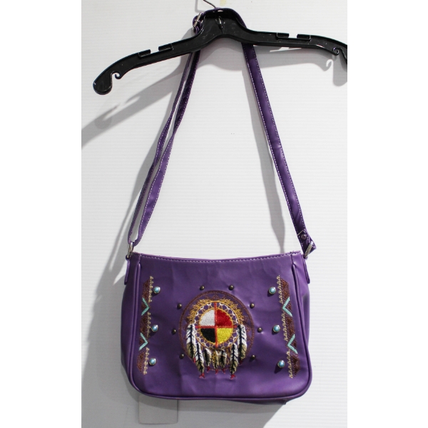  NEW NU TRENDZ MEDICINE WHEEL PURSE W/ SHOULDER STRAP