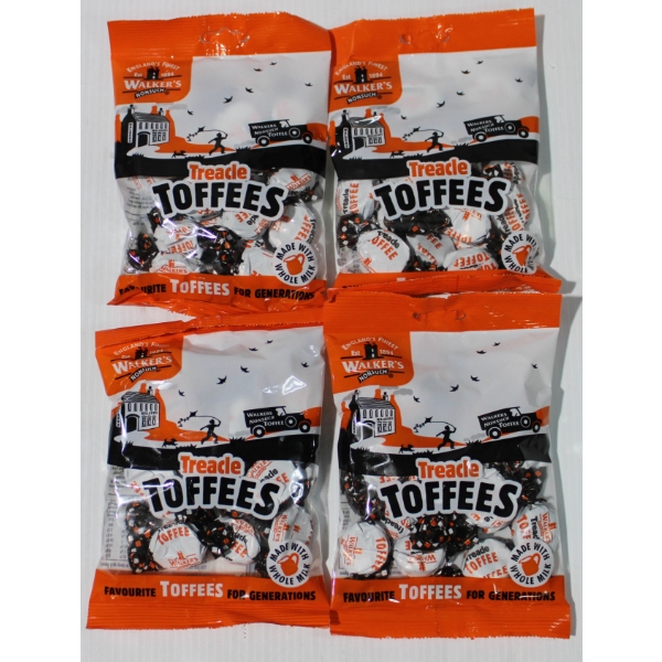 4 WALKER NONSUCH TREACLE TOFFEE 150G EACH