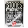 Image 1 : ROLLING STONES WALL ART - SIZE: 24" X 35"