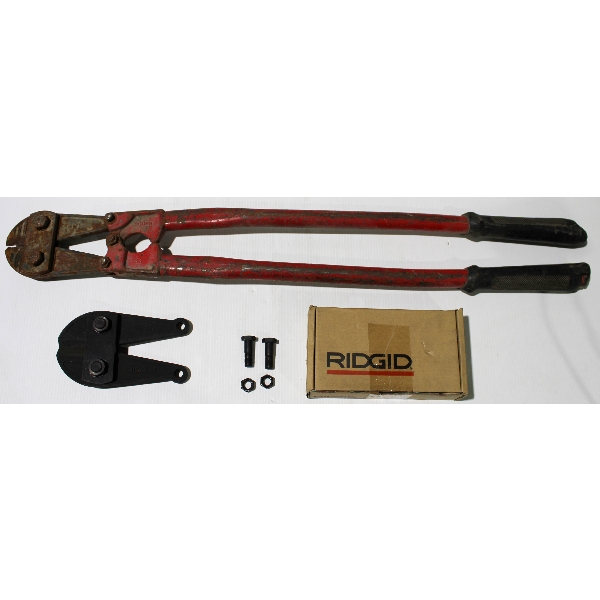 36" BOLT CUTTER W/ NEW RIDGID REPLACEMENT JAW