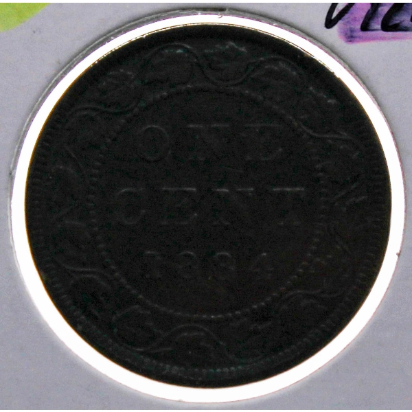 1884 VICTORIAN CANADA LARGE PENNY