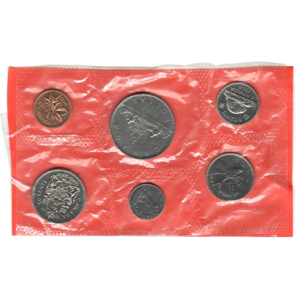 1968 CANADA PROOF MINT SEALED COIN SET