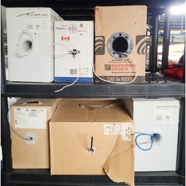 6 ASST. GAGE CABLES & WIRES 