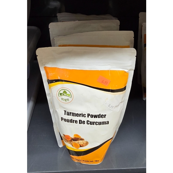 FOUR 1LB BAGS OF TURMERIC POWDER