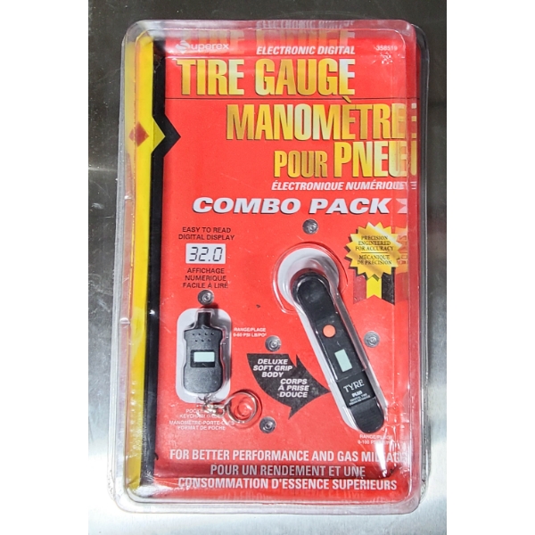 NEW SUPEREX DIGITAL TIRE GAUGE COMBO PACK