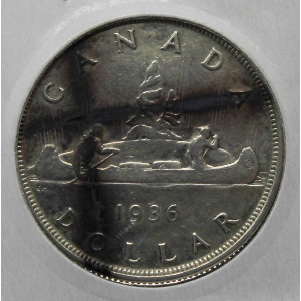 1936 KING GEORGE V CANADA SILVER DOLLAR
