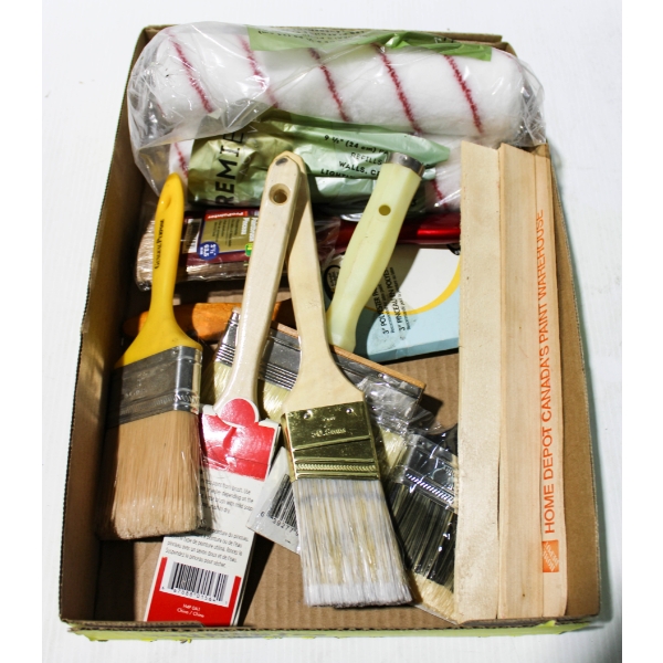 NEW PAINT SUPPLIES - BRUSHES - ROLLERS ETC.