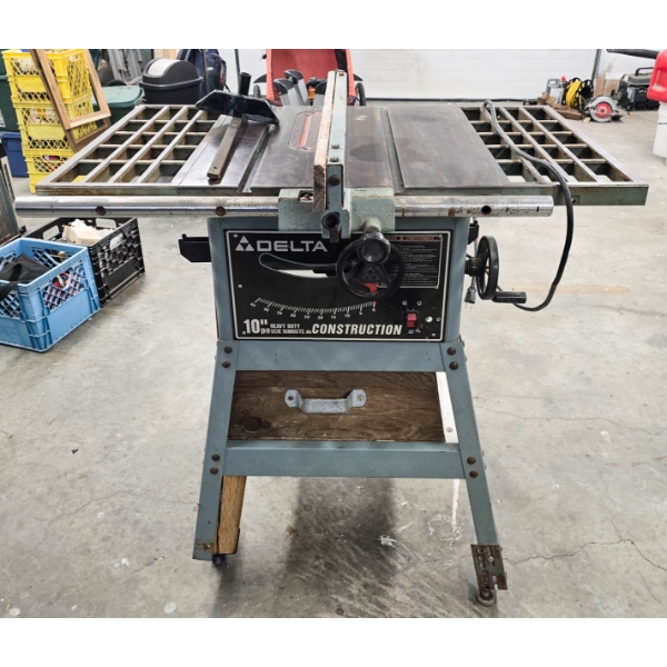 DELTA 10" HEAVY DUTY CONSTRUCTION TABLE SAW