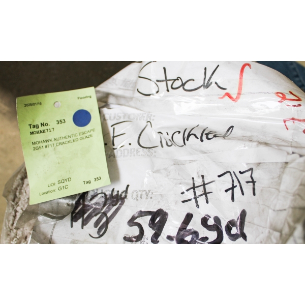 NEW MOHAWK AUTHENTIC ESCAPE CARPET #717 CRACKED GLAZE