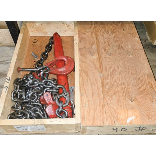 TWO HEAVY DUTY ADJUST. HOIST CHAIN SYSTEMS