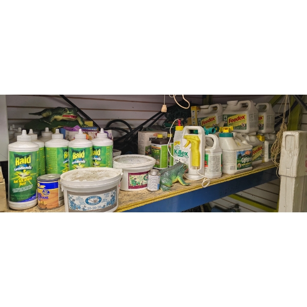 ASSORT. GARDENING ITEMS INC. LAWN CARE