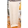 Image 1 : WHITE ROTATING PEG BOARD DISPLAY STAND