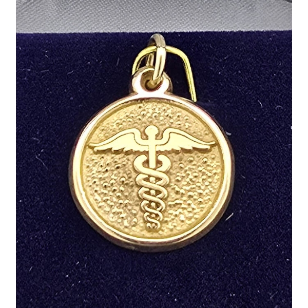 10k GOLD MEDICAL ALERT PENDANT
