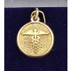 Image 1 : 10k GOLD MEDICAL ALERT PENDANT
