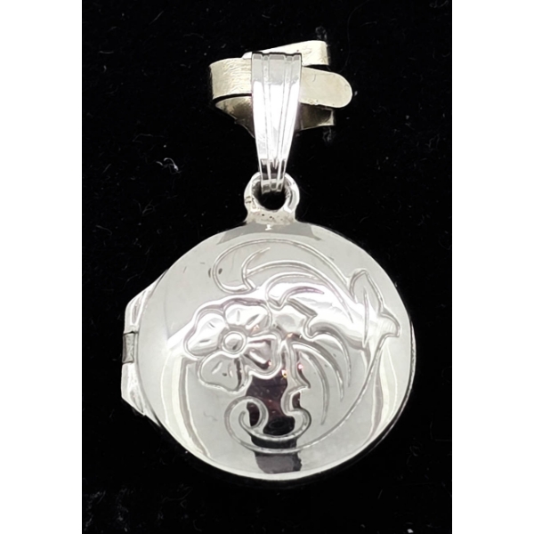 .925 SILVER DECORATIVE LOCKET PENDANT