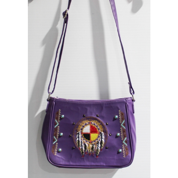 NEW MEDICINE WHEEL NU TRENDZ SHOULDER STRAP PURSE