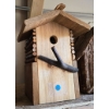 Image 1 : LOG CABIN THEMED BIRD HOUSE