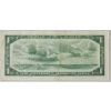 Image 2 : 1954 BANK OF CANADA POKE HAND $1 BANK NOTE