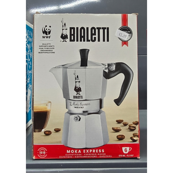 6 CUP BIALETTI MOKA EXPRESS ESPRESSO MAKER