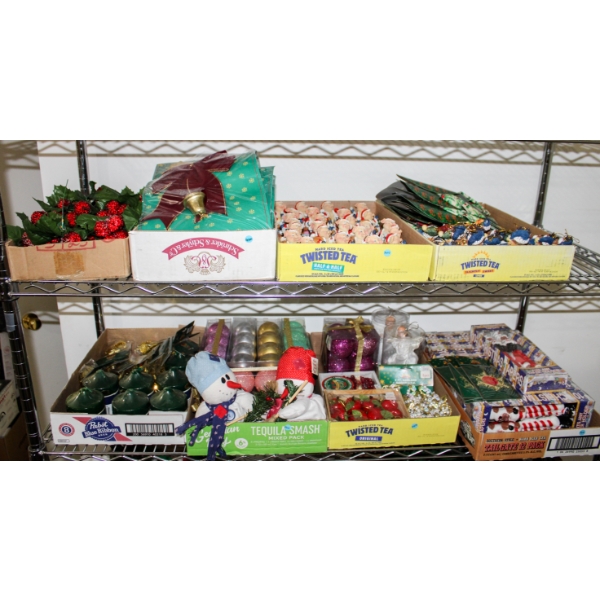 CHRISTMAS DECORATIONS & TREE ORNAMENTS ETC.