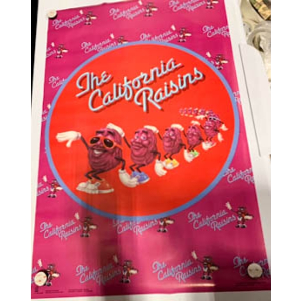 THE CALIFORNIA RAISINS WALL POSTER