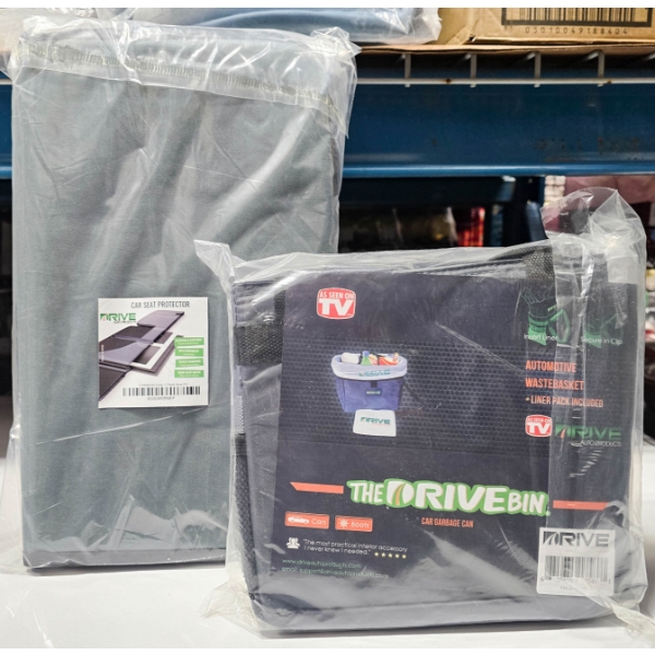 DRIVE BRAND CAR SEAT PROTECTOR & WASTEBIN 