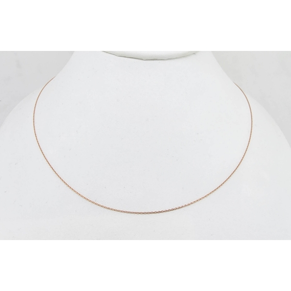 10K ROSE GOLD 18" NECKLACE