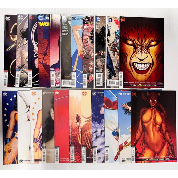 22 WONDER WOMAN DC COMIC BOOKS