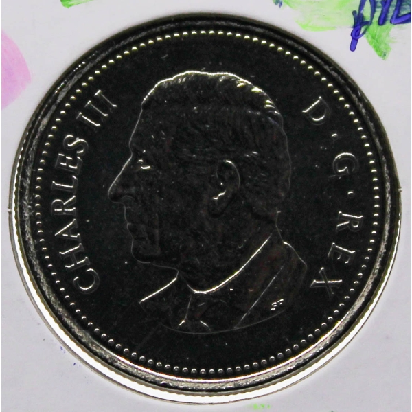 1923 PROOF CAMEO KING CHARLES III 50 CENT COIN