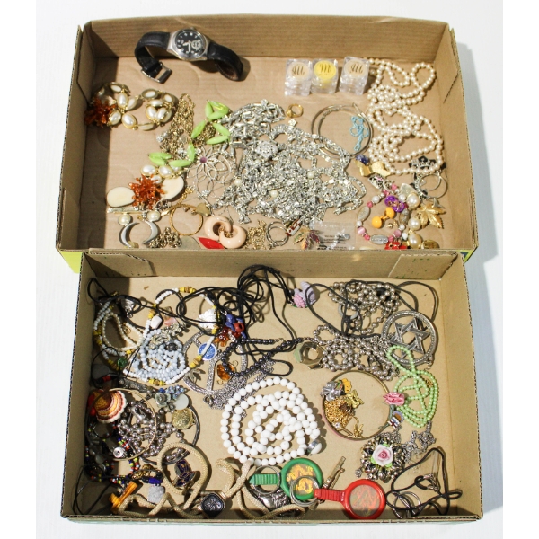 ASSORT. ESTATE COSTUME JEWELRY AND MORE