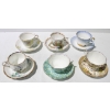 Image 1 : 6 ASSORTED TEA CUP & SAUCER SETS