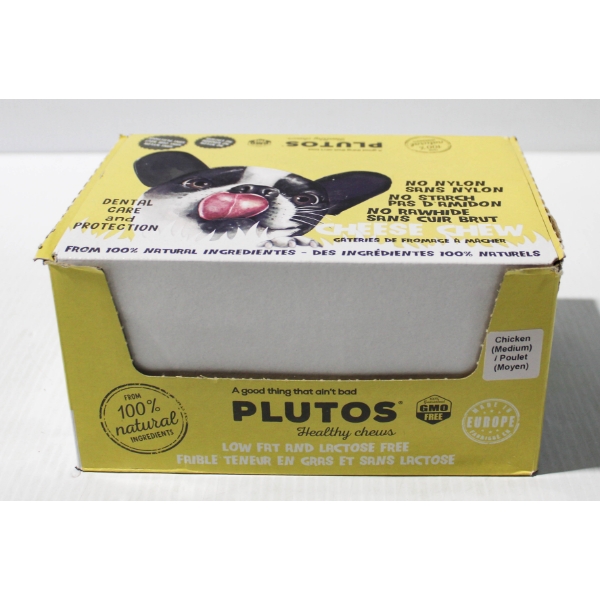 PLUTOS CHICKEN CHEESE CHEWS MEDIUM