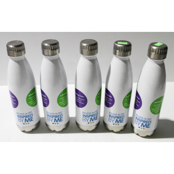 5 STAINLESS STEEL INSULATED WATER BOTTLES