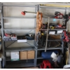 Image 1 : 2 METAL SHELVING UNITS - CONTENTS NOT INCLUDED
