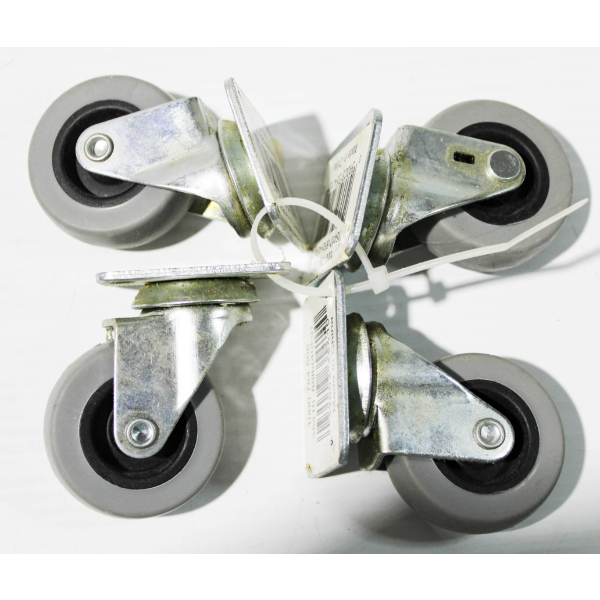 4X NEW SMALL CART CASTERS - 40KG EACH