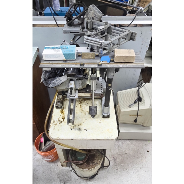 USED NEW HERMES GLASS ENGRAVING MACHINE WITH ACCESSORIES
