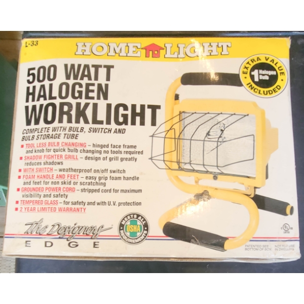 HOME LIGHT 500W HALLOGEN WORK LIGHT