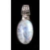 Image 1 : .925 SILVER NECKLACE PENDANT W/ OPAL STYLE STONE