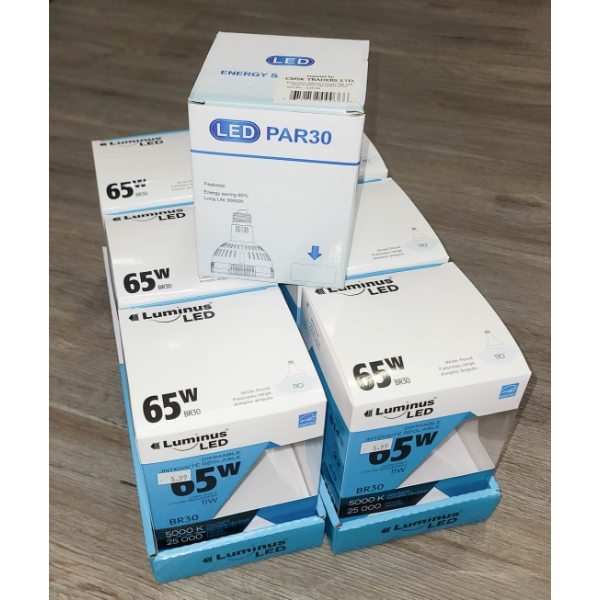 6 LUMINUS 65W LED LIGHT BULBS