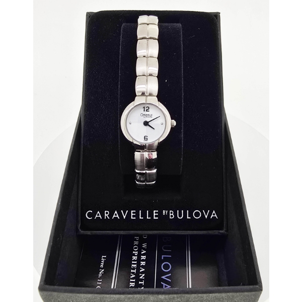 BULOVA SILVER TONE LADIES WATCH