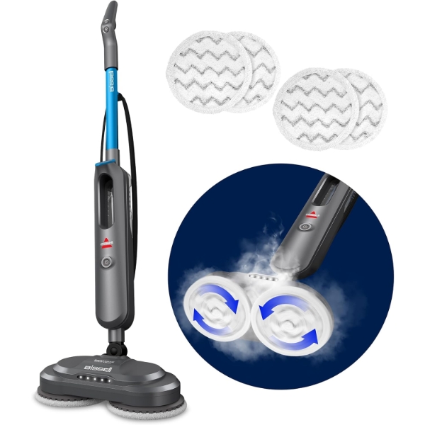 BISSELL SPINWAVE SCRUBBING & SANITIZING STEAM MOP