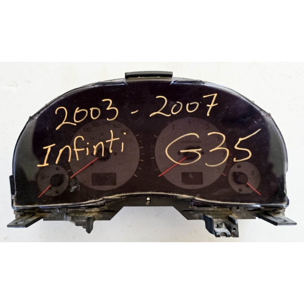 SALVAGE DASHBOARD FOR 2003-2007 INFINTI G35