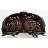 Image 1 : SALVAGE DASHBOARD FOR 2003-2007 INFINTI G35