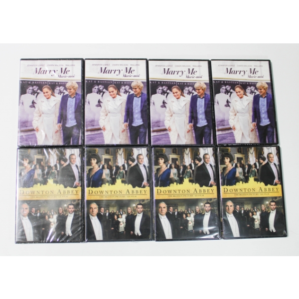 NEW MARRY ME & DOWNTOWN ABBEY THE MOTION PICTURE DVDS