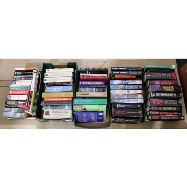 BOOKS - HARDCOVER & SOFTCOVER - TOLKIEN - TERRY BROOKS ETC.