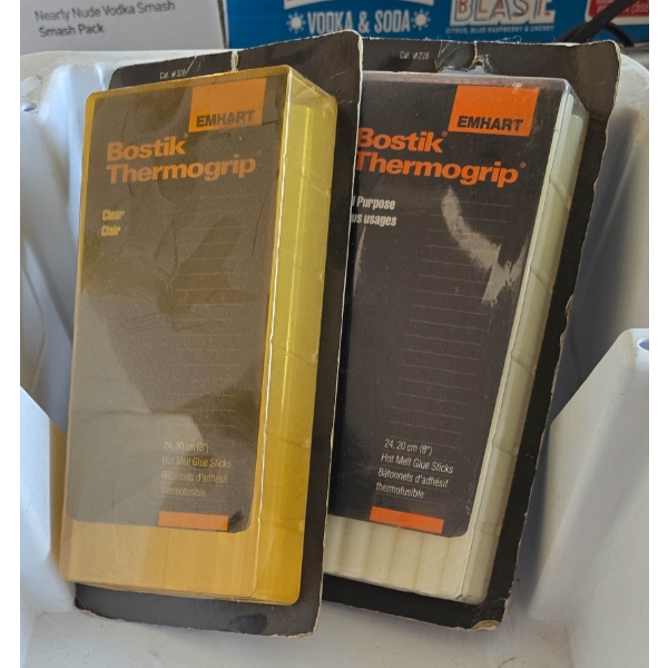 2PKS BOSTIK THERMOGRIP HOT MELT GLUE STICKS