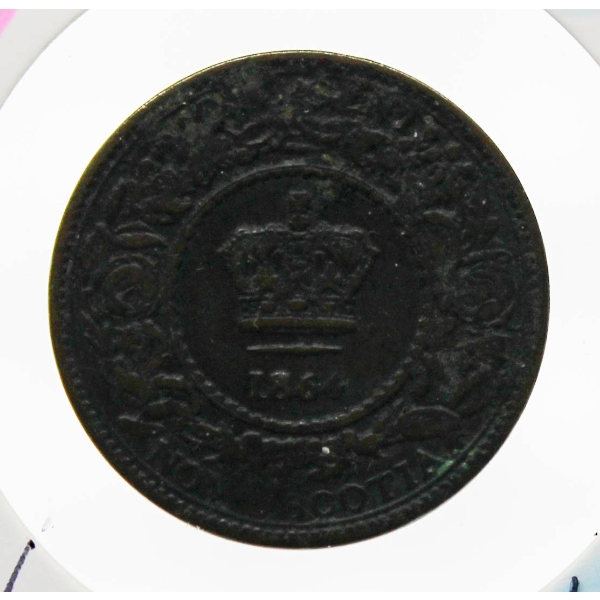 1864 NOVA SCOTIA VICTORIAN LARGE PENNY