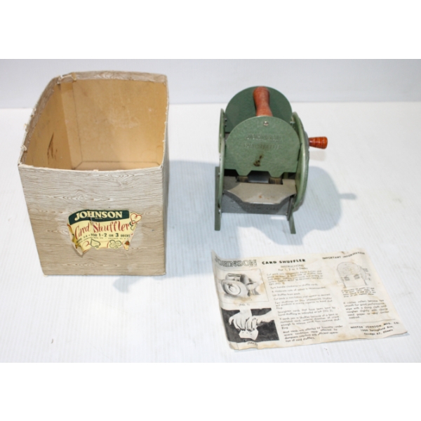 ANTIQUE JOHNSON CARD SHUFFLER 