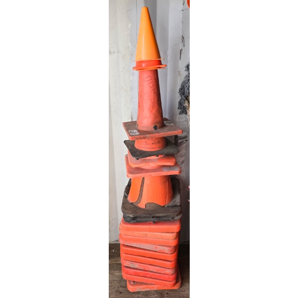 15+ ASSORT. SAFETY ROAD CONES