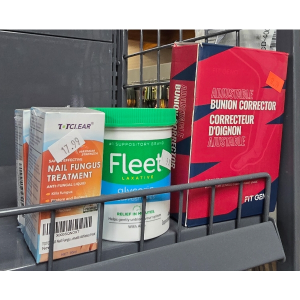 ASSORT. FOOT CARE ITEMS